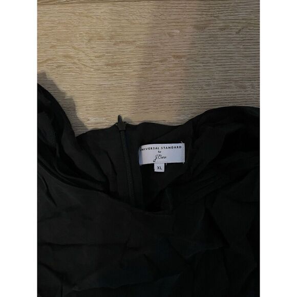 Universal Standard For J.Crew Womens Black Cropped Leg Jumpsuit Size XL - Picture 3 of 3